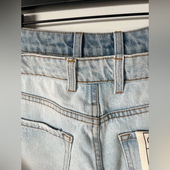 SER.O.YA Saphira Double Waistband Wide Leg Jeans in Skylight NWT - Picture 12 of 16